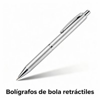 Bolígrafos de bola retráctiles