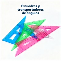 Escuadras y transportadores de ángulos