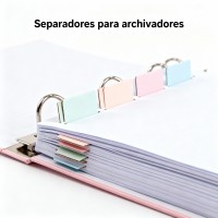 Separadores para archivadores